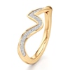 Thumbnail Image 4 of J'Lure Lab-Grown Diamond Contour Wedding Band 1/5 ct tw 18K Yellow Gold