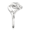 Thumbnail Image 3 of J'Lure Square-Emerald Step-Cut Lab-Grown Diamond Engagement Ring 3 ct tw 18K White Gold