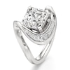 Thumbnail Image 4 of J'Lure Square-Emerald Step-Cut Lab-Grown Diamond Engagement Ring 3 ct tw 18K White Gold