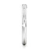 Thumbnail Image 3 of J'Lure Baguette-Cut Lab-Created Diamond Contour Wedding Band 3/8 ct tw 18K White Gold