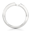 Thumbnail Image 2 of J'Lure Baguette-Cut Lab-Grown Diamond Contour Wedding Band 1/3 ct tw 18K White Gold