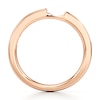 Thumbnail Image 2 of J'Lure Baguette-Cut Lab-Grown Diamond Contour Wedding Band 1/3 ct tw 18K Rose Gold