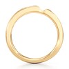 Thumbnail Image 2 of J'Lure Baguette-Cut Lab-Grown Diamond Contour Wedding Band 1/3 ct tw 18K Yellow Gold