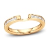 Thumbnail Image 1 of J'Lure Baguette-Cut Lab-Grown Diamond Contour Wedding Band 3/8 ct tw 18K Yellow Gold