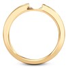 Thumbnail Image 2 of J'Lure Baguette-Cut Lab-Grown Diamond Contour Wedding Band 3/8 ct tw 18K Yellow Gold