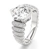 Thumbnail Image 4 of J'Lure Hexagon Brilliant-Cut Lab-Grown Diamond Engagement Ring 3-1/2 ct tw 18K White Gold