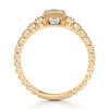 Thumbnail Image 2 of J'Lure Hexagon Step-Cut Lab-Grown Diamond Engagement Ring 1-1/4 ct tw 18K Yellow Gold