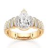 Thumbnail Image 1 of J'Lure Pear Step-Cut Lab-Grown Diamond Engagement Ring 2-1/3 ct tw 18K Yellow Gold
