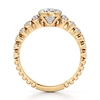 Thumbnail Image 2 of J'Lure Pear Step-Cut Lab-Grown Diamond Engagement Ring 2-1/3 ct tw 18K Yellow Gold