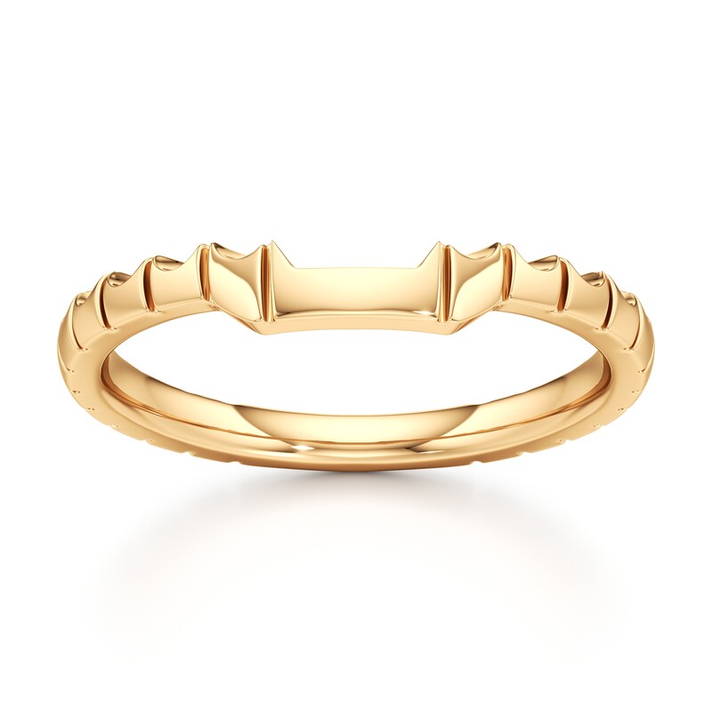 Main Image 1 of J'Lure Contour Wedding Band 18K Yellow Gold