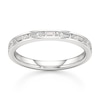 Thumbnail Image 1 of J'Lure Baguette & Round-Cut Lab-Grown Diamond Wedding Band 1/3 ct tw 18K White Gold