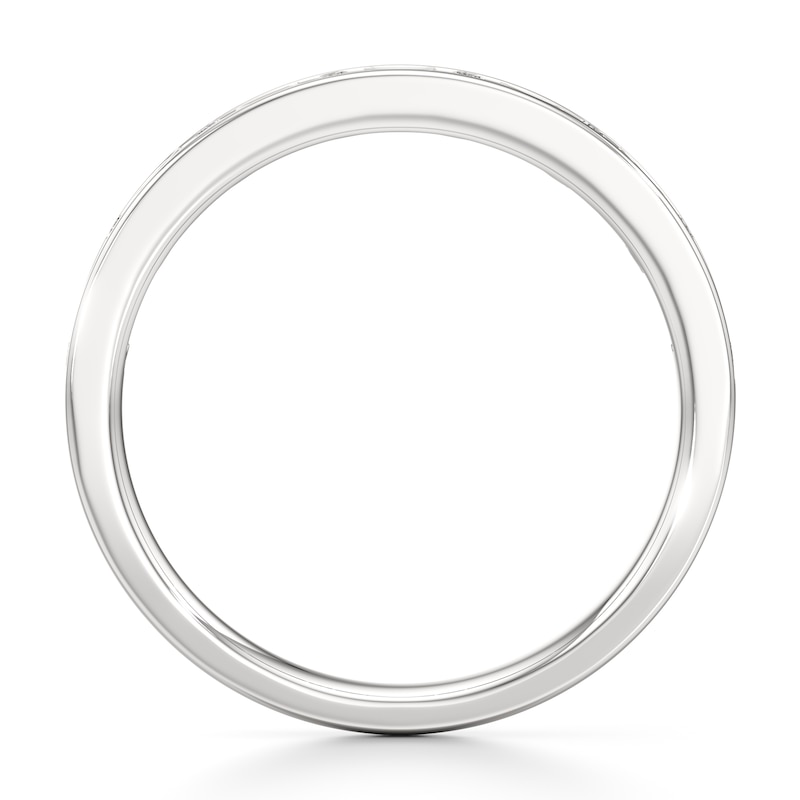 Main Image 2 of J'Lure Baguette & Round-Cut Lab-Grown Diamond Wedding Band 1/3 ct tw 18K White Gold