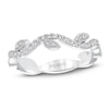 Thumbnail Image 1 of ArtCarved Diamond Leaf & Vine Anniversary Ring 3/8 ct tw 14K White Gold