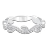 Thumbnail Image 3 of ArtCarved Diamond Leaf & Vine Anniversary Ring 3/8 ct tw 14K White Gold
