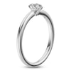 Thumbnail Image 2 of Oval-Cut Diamond Solitaire Engagement Ring 1/4 ct tw 14K White Gold (I2/I)