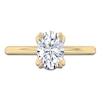 Thumbnail Image 3 of Certified Oval-Cut Diamond Solitaire Engagement Ring 1-1/2 ct tw 14K Yellow Gold (I1/I)