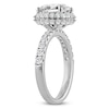 Thumbnail Image 2 of Round-Cut Lab-Grown Diamond Halo Engagement Ring 4 ct tw 18K White Gold