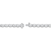 Thumbnail Image 3 of Oval-Cut Lab-Grown Diamond Tennis Bracelet 14-3/8 ct tw 10K White Gold 7"