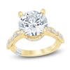 Thumbnail Image 1 of Pnina Tornai Round-Cut Lab-Grown Diamond Engagement Ring 4-3/8 ct tw 14K Yellow Gold