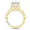 Thumbnail Image 4 of Pnina Tornai Round-Cut Lab-Grown Diamond Engagement Ring 4-3/8 ct tw 14K Yellow Gold