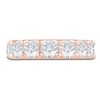 Thumbnail Image 3 of Lab-Grown Diamond Seven-Stone Anniversary Ring 3 ct tw 14K Rose Gold
