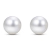 Thumbnail Image 2 of Cultured Pearl Stud Earrings 14K Yellow Gold 10-10.5mm