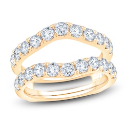 Lab-Grown Diamond Enhancer Ring 2 ct tw 14K Yellow Gold