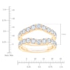 Thumbnail Image 4 of Lab-Grown Diamond Enhancer Ring 2 ct tw 14K Yellow Gold