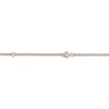 Thumbnail Image 3 of Diamond Accent Hearts Name Necklace 14K Rose Gold 18"