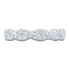 Thumbnail Image 3 of Lab-Grown Diamond Twist Anniversary Ring 1/2 ct tw 14K White Gold