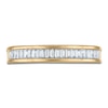 Thumbnail Image 3 of Vera Wang VOW Baguette-Cut Diamond Channel Wedding Band 1/4 ct tw 14K Yellow Gold