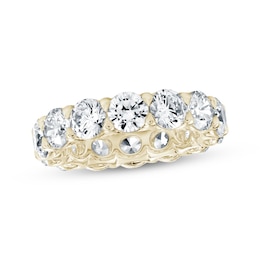 Lab-Grown Diamond Eternity Band 5-3/4 to 7-5/8 ct tw 14K Yellow Gold