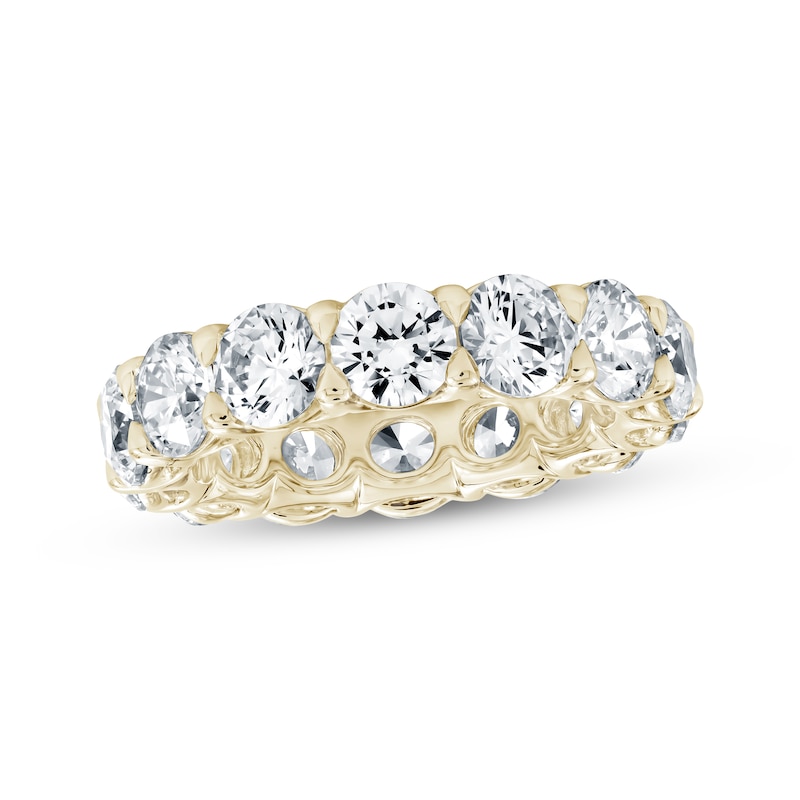 Main Image 1 of Lab-Grown Diamond Eternity Band 5-3/4 to 7-5/8 ct tw 14K Yellow Gold