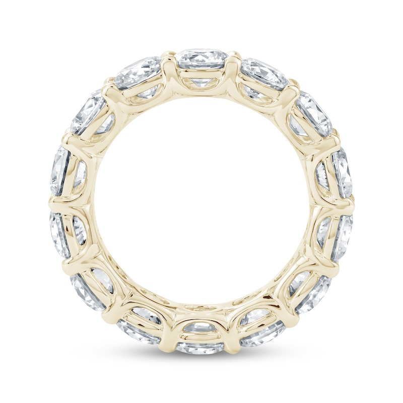 Main Image 3 of Lab-Grown Diamond Eternity Band 5-3/4 to 7-5/8 ct tw 14K Yellow Gold