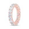 Thumbnail Image 2 of Cushion-Cut Lab-Grown Diamond Eternity Band 4-7/8 to 6 ct tw 14K Rose Gold