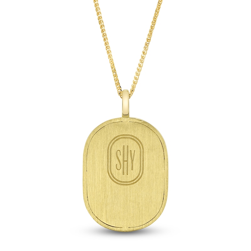 Main Image 3 of Shy ICON Zodiac Diamond Accent Virgo Necklace 14K Yellow Gold 18" B22001099-VIR