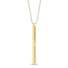 Thumbnail Image 3 of Shy Creation Diamond Pyramid Vertical Necklace 1/6 ct tw 14K Yellow Gold 18" SC55026741