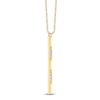 Thumbnail Image 4 of Shy Creation Diamond Pyramid Vertical Necklace 1/6 ct tw 14K Yellow Gold 18" SC55026741
