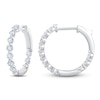Thumbnail Image 3 of Jared Signature Lab-Grown Diamond Inside-Out Hoop Earrings 1 ct tw 14K White Gold