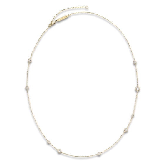 Constellations by Jared Lab-Grown Diamond Taurus Necklace 3/4 ct tw 10K Yellow Gold 18"