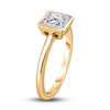 Thumbnail Image 2 of Diamond Solitaire Engagement Ring 1 ct tw Bezel-Set Princess 14K Yellow Gold (I2/I)