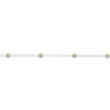 Thumbnail Image 2 of Natural Peridot Station Necklace Sterling Silver 18"
