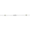Thumbnail Image 3 of Natural Peridot Station Necklace Sterling Silver 18"
