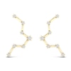 Thumbnail Image 1 of Diamond Pisces Constellation Earrings 1/8 ct tw Round 14K Yellow Gold