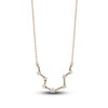 Thumbnail Image 1 of Diamond Aquarius Constellation Necklace 1/6 ct tw Round 14K Yellow Gold