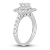 Thumbnail Image 2 of Diamond Engagement Ring 2 ct tw Princess/Round 14K White Gold
