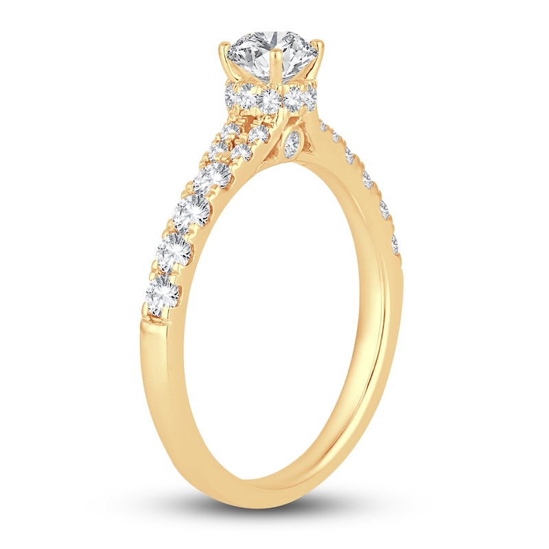 Main Image 2 of Diamond Engagement Ring 1 ct tw Round 14K Yellow Gold