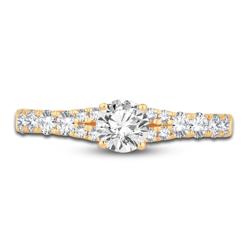 Diamond Engagement Ring 1 ct tw Round 14K Yellow Gold