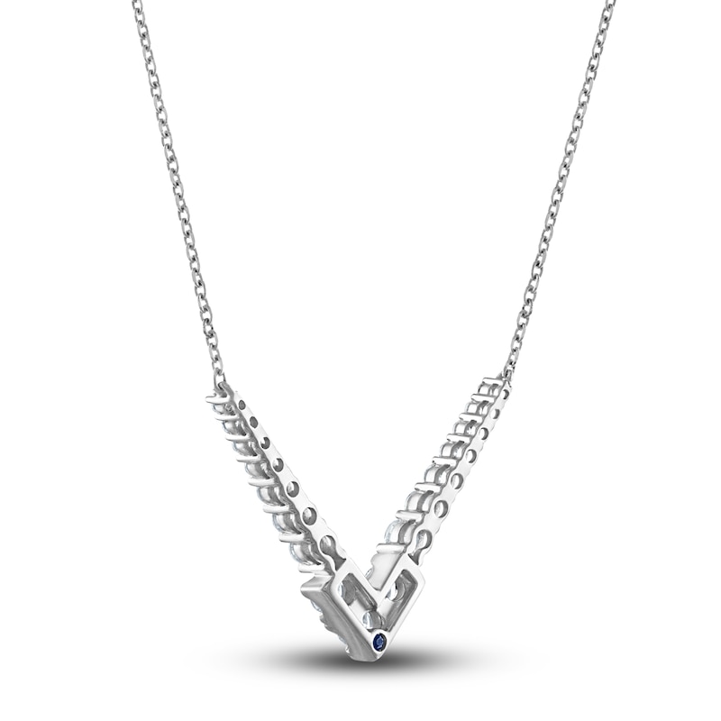 Vera Wang WISH Diamond Necklace 3/4 ct tw Round 10K White Gold