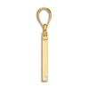 Thumbnail Image 2 of Initial F Necklace 14K Yellow Gold 18"